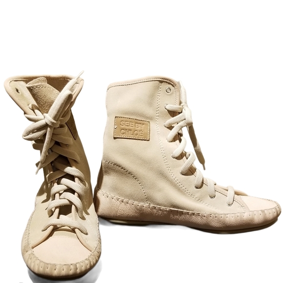 See By Chloe Shoes - SEE BY CHLOE Suede Moccasins (Size 37EU/7.5 US)